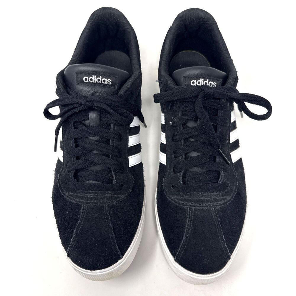 Adidas Courtset Suede Trainers Womens Sz 10.5 Classic Casual Skater Sneaker